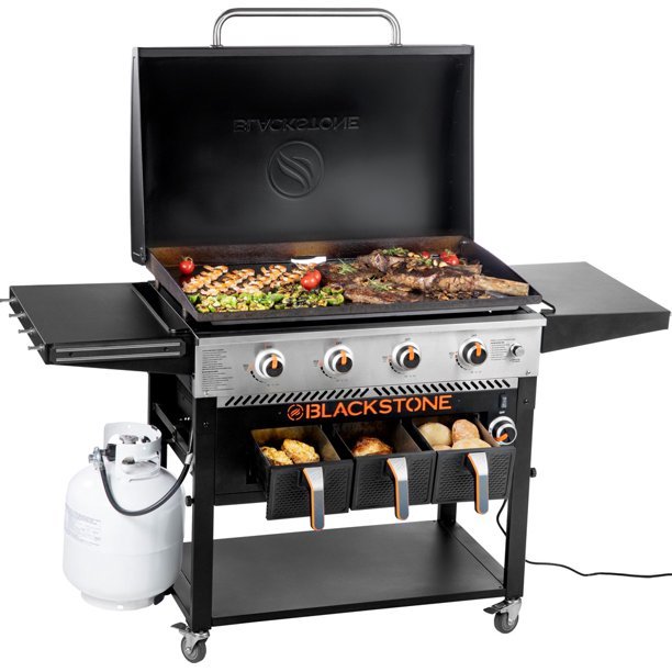 Blackstone 4 burner 36 griddle with air fryer and hood Assessment